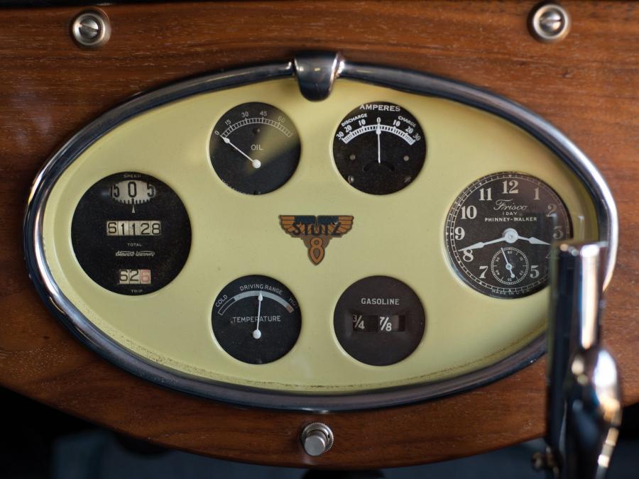 Панель приборов Stutz Model AA Vertical Eight 5-Passenger Sedan 1926 года  (фото 12 из 14)